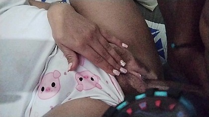 my wife got fucked by my best friend in her favorite pajama and then was my turn to creampie her