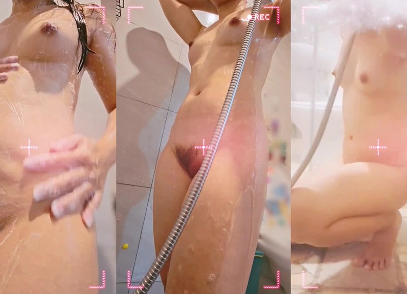 Skin And Sensual Curves Teased Beneath The Shimmering Water