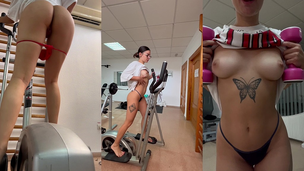 gym nudity (Cristinfruity) gym nudity (Cristinfruity)