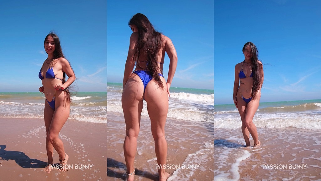 dance and flashing on the beach (MayaRush) dance and flashing on the beach (MayaRush)