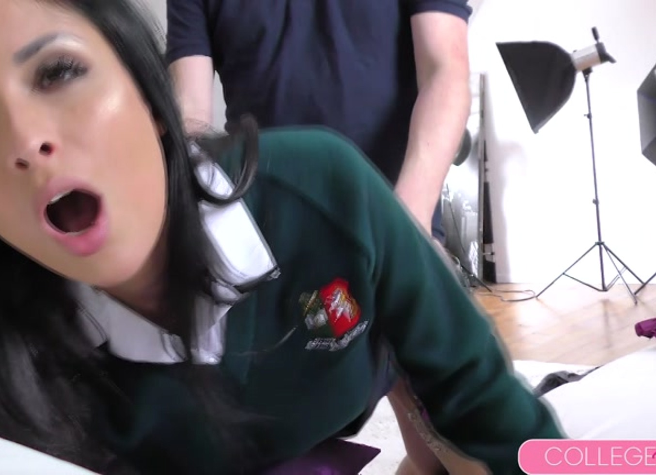 Coed Beauty Anissa Kate's Naughty School Girl Casting Pussy Pounding!