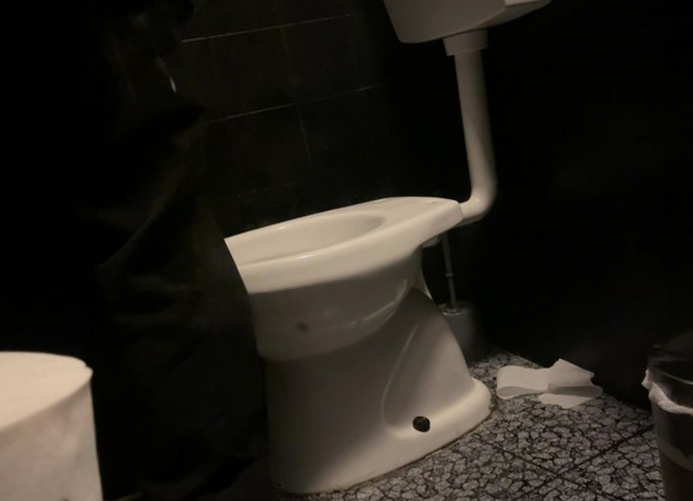 Pissing In A Club's Toilets