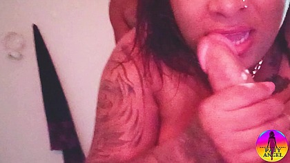 Giving her pussy to her husband and sucking her lover's cock