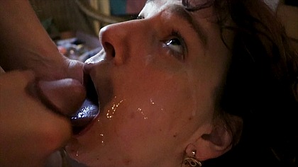 trans girl Melody and Her husband fucking sensually With facial