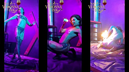 Veronna Incendeia a Noite no Dominatrix Augusta
