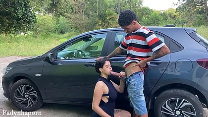 rabuda gostosa fode com uber em sitio abandonado