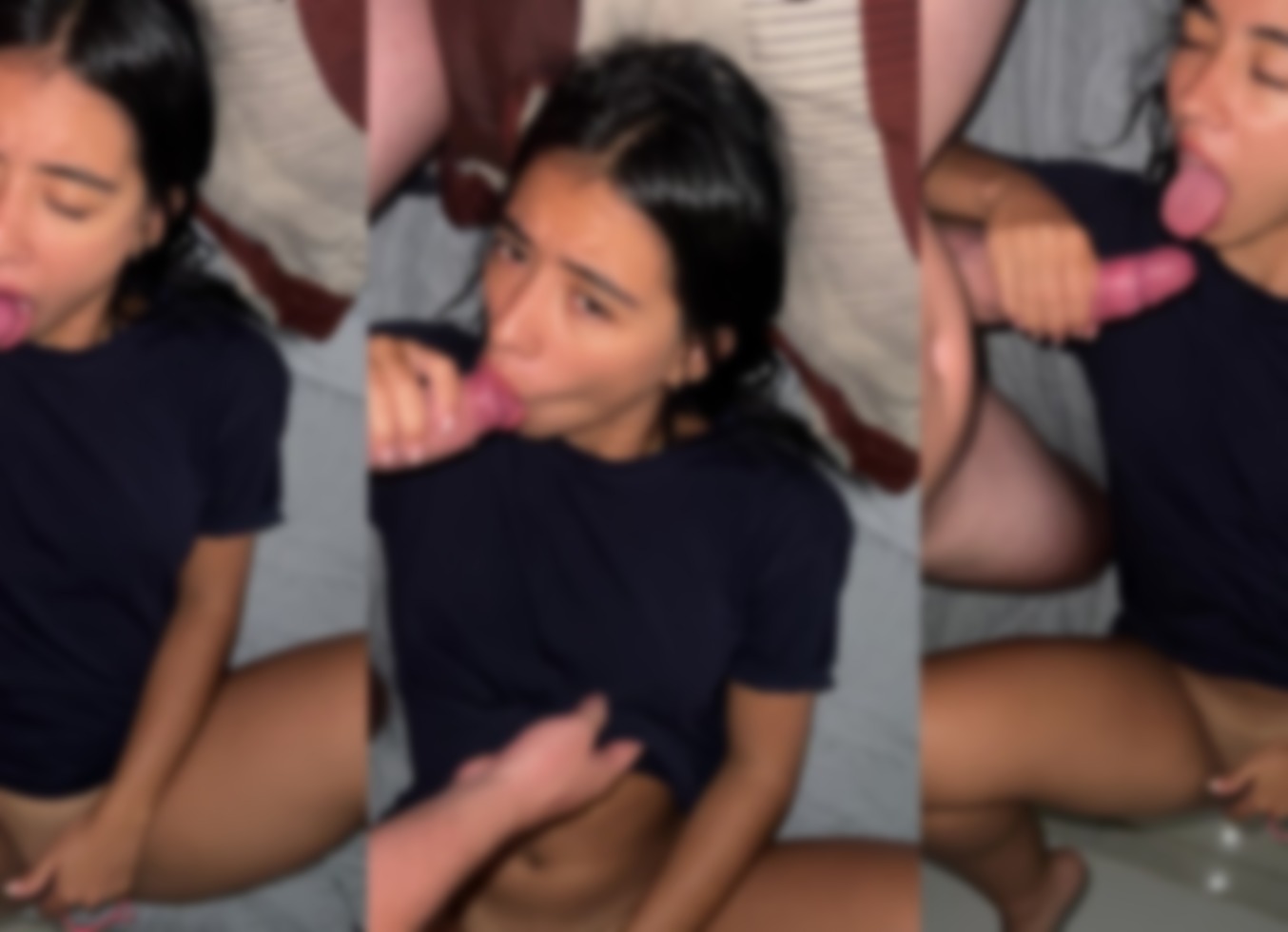 Chupando Una Deliciosa Verga Mientras Me Masturbo