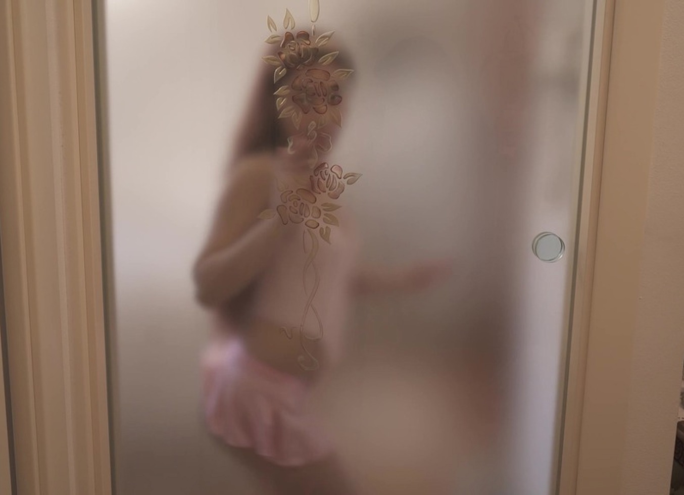 Teasing You Behind Opaque Glass
