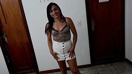 Primeira vez no porno da Milf Alexia fodendo na pele com Jr Doidera que gozou dentro dela