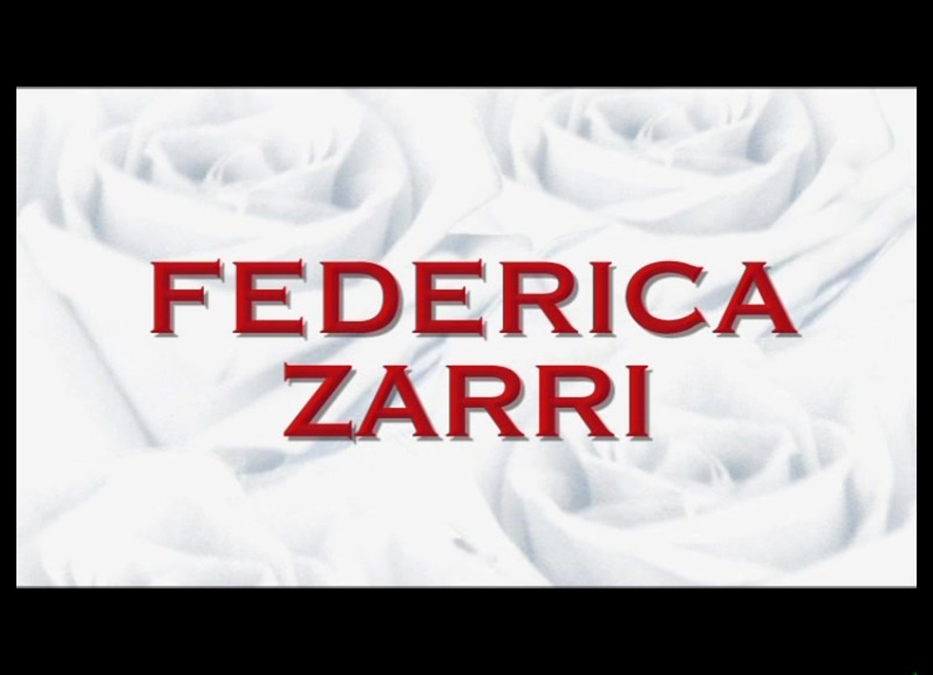 Luxury Video Presents: Federica Zarri - (Full Original Movie in HD Version)
