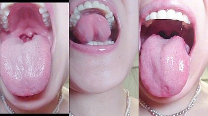 hardcore:Tongue • Gag Reflex • Saliva • Throat Training • Uvula
