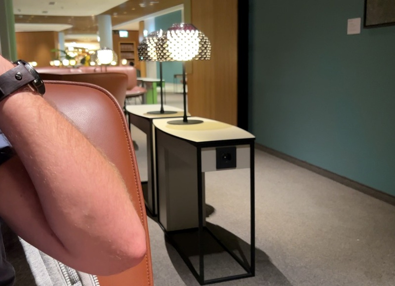 Jerking Off His Cock In An Airport Lounge - Super Public