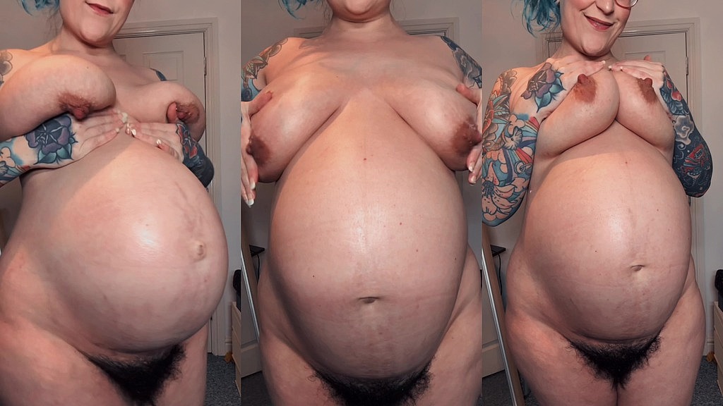 38 weeks pregnant! rubbing lotion into my very big belly & huge tits :p (Elizabeth Hunny) 38 weeks pregnant! rubbing lotion into my very big belly & huge tits :p (Elizabeth Hunny)