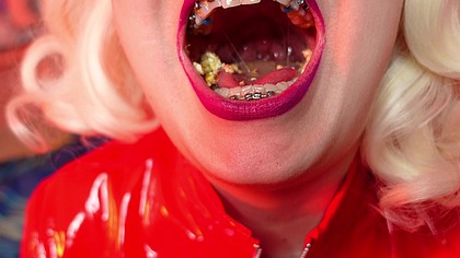 food fetish ASMR mukbang video