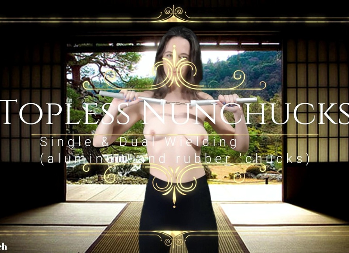 Topless Sage Eldritch Single & Dual Nunchaku Practice