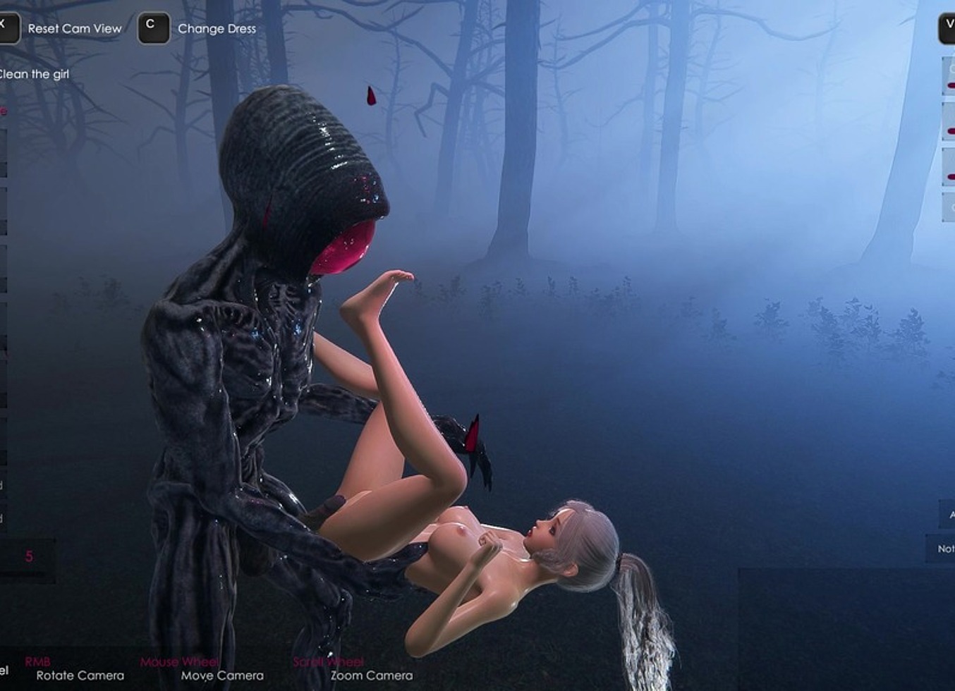 Forest Monster Penetrates The Tight Pussy Of A Cute Blonde. Huge Dick Stretches Tight Pussy