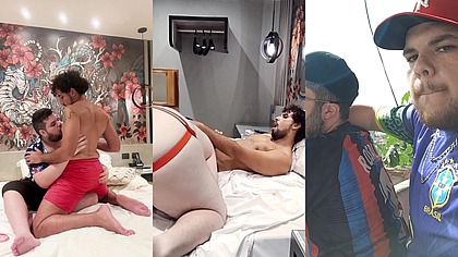 Novinho do Pau Grosso Fode Gordinho No Motel / Amigos Fodendo na Laje da Favela (DOBRADINHA COMPLETA)