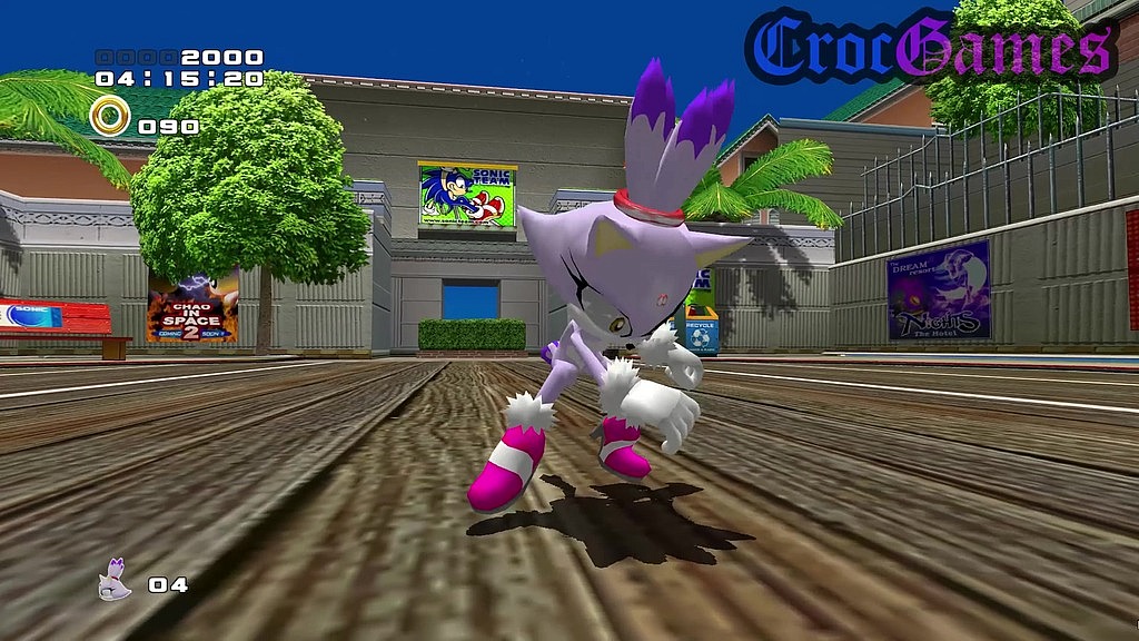 Кіт Блейз - гра Sonic () blaze the cat - sonic game ()