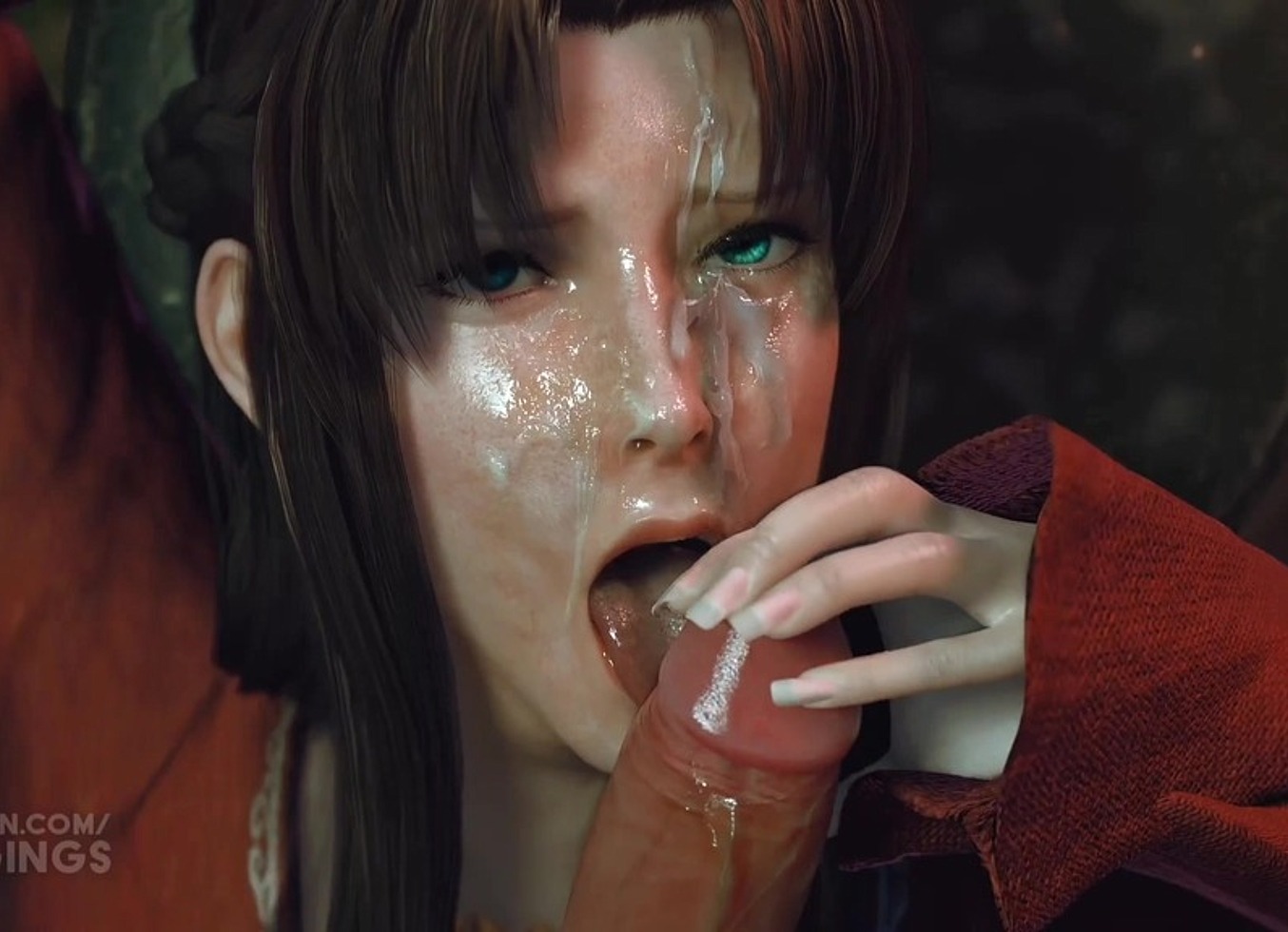 Final Fantasy Aerith Experience the Ultimate in Oral Pleasure