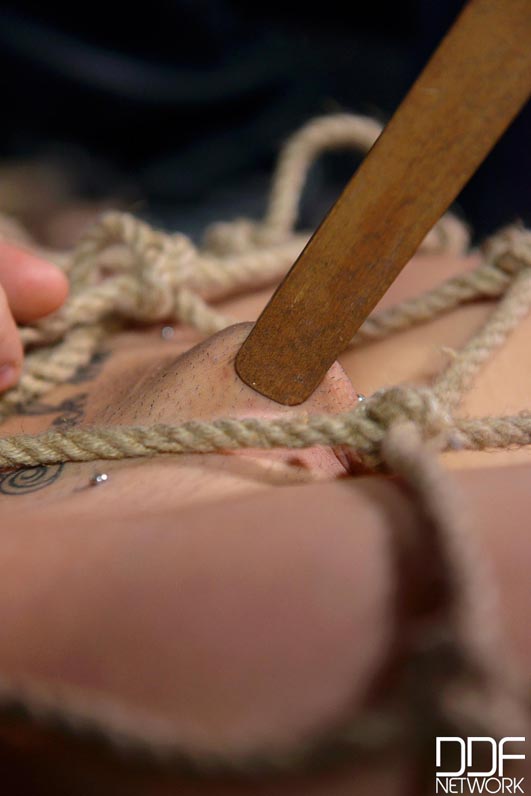 Captured In The Attic: Two Studs Double Penetrate Brunette Teen #4