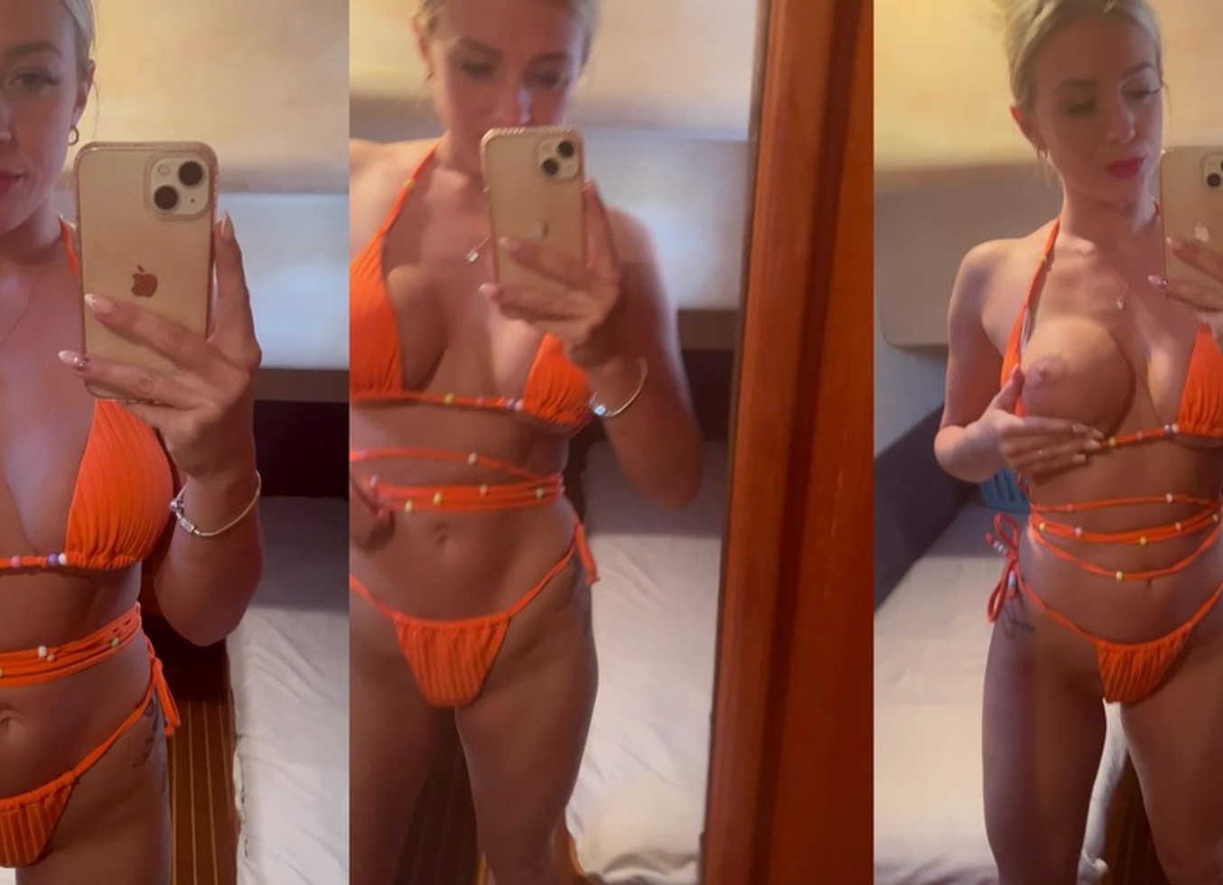 Bikini on Boat