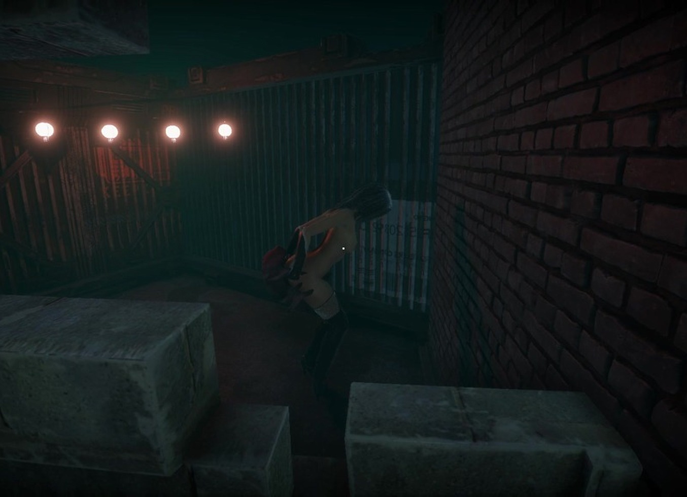 A Bitch In A Deserted Alley Was Fucked And Impregnated With Sperm
