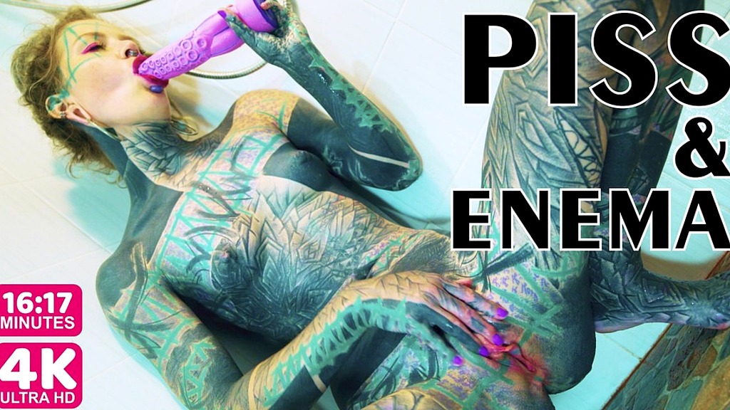 heavily tattoo model anal masturbation in shower (Anuskatzz) heavily tattoo model anal masturbation in shower (Anuskatzz)