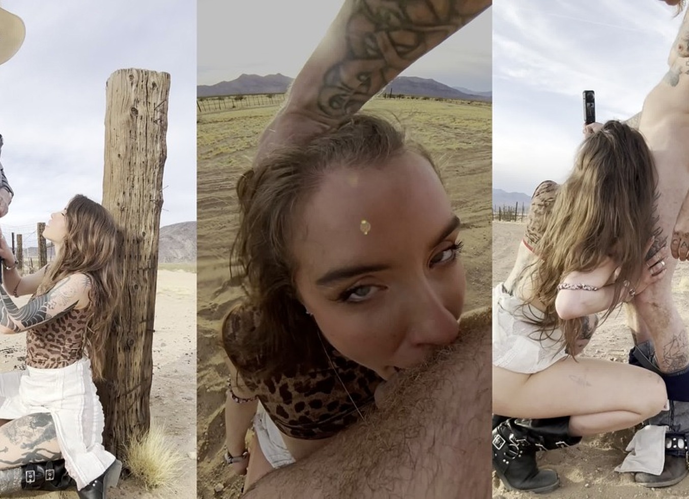 Eden Ivy's Drinking Pee, Hard Anal And Face Pounding In The Desert