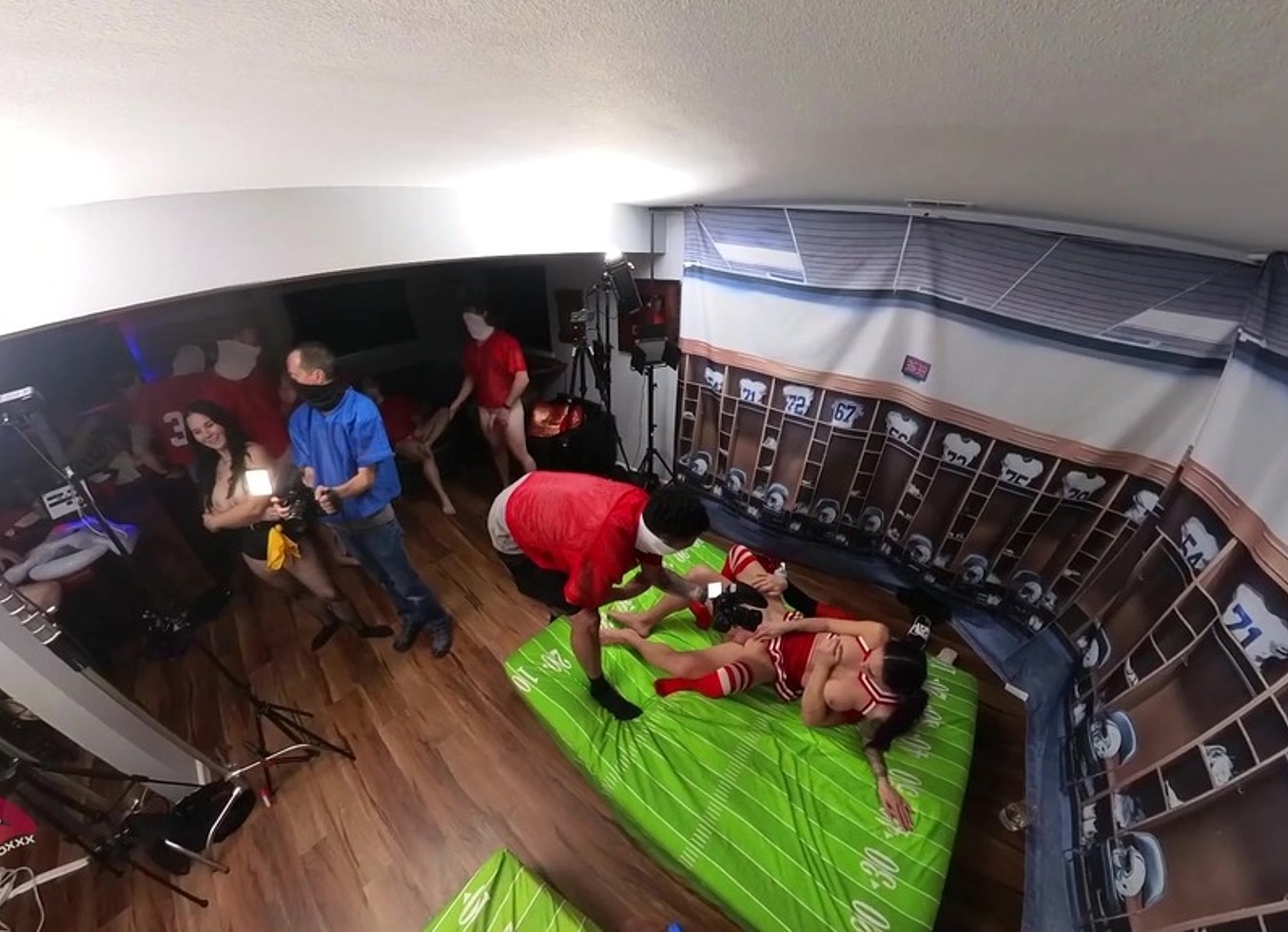 Behind The Scenes Football Gangbang