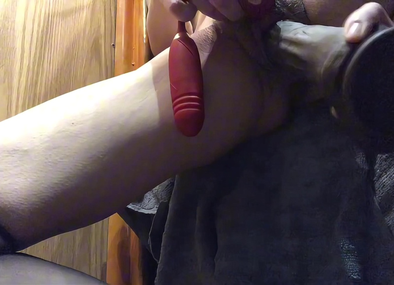 Fucking Slutty Sloppy Hole With BBC Dildo Cock