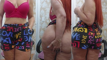 Dance sensual de shortnho colorido