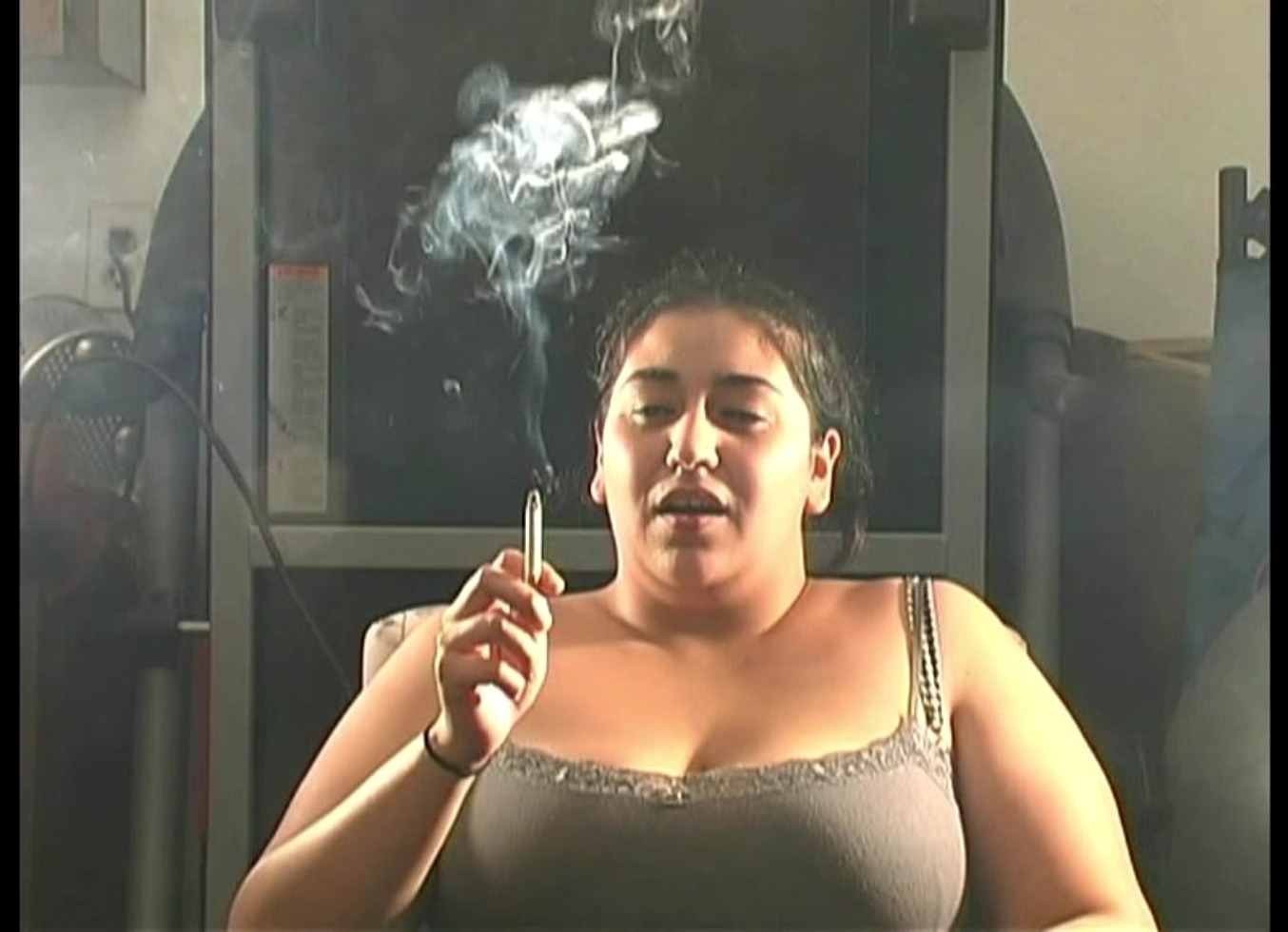 Samantha Chubby Latina Non-Nude Sfw Smoking Clips Pt 1