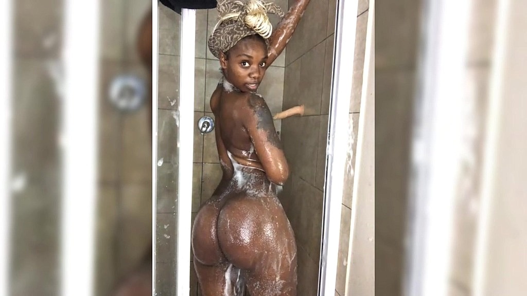 freaky black maidens e23 : slim thick ebony sucking dildo in shower (Raxa) freaky black maidens e23 : slim thick ebony sucking dildo in shower (Raxa)