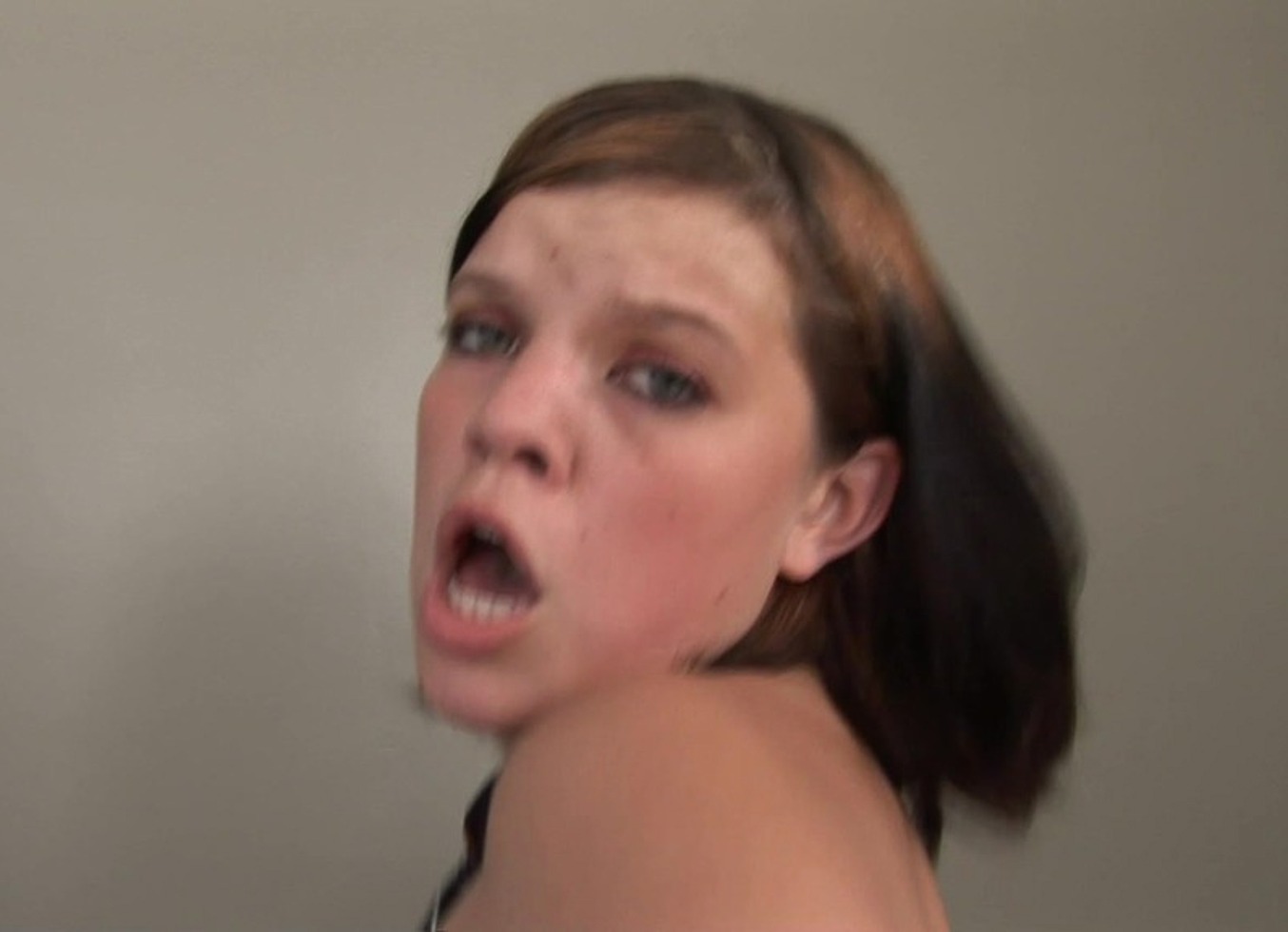 Kiki Daire Cums On His Cock And Lets Him Poke Around Until He Pops Off