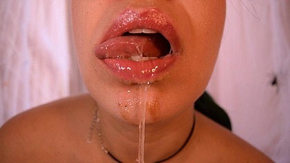 MAJOR THICK WET PUKES AND HUGE SPIT BUBBLES HD