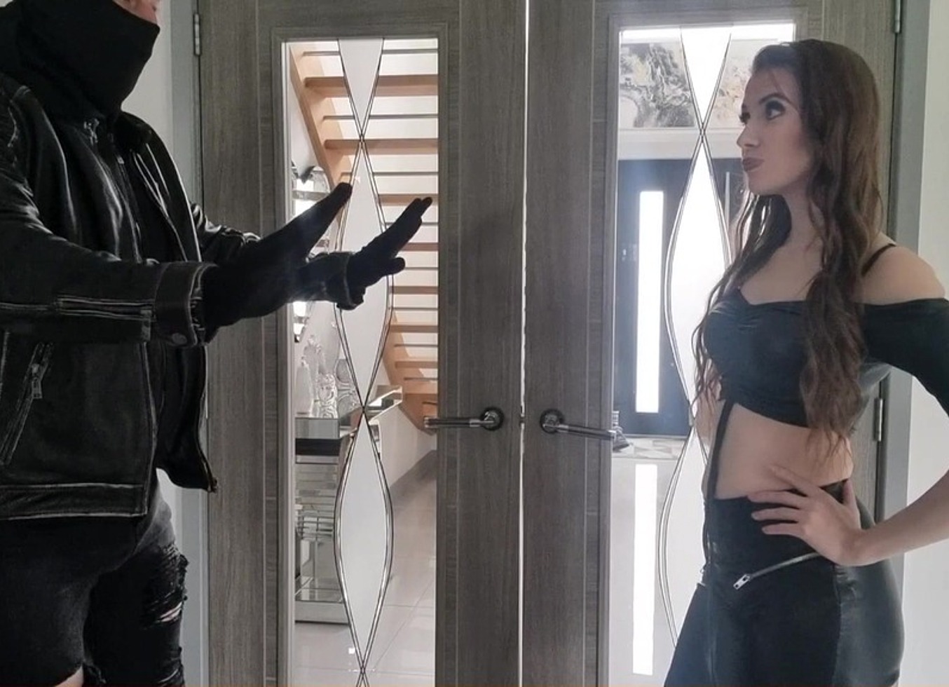 Burglar Busted And Dominated