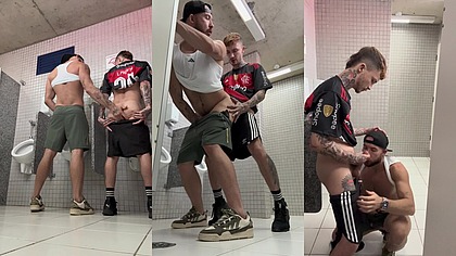 GYM BATHROOM HOOKUP ALMOST WENT WRONG