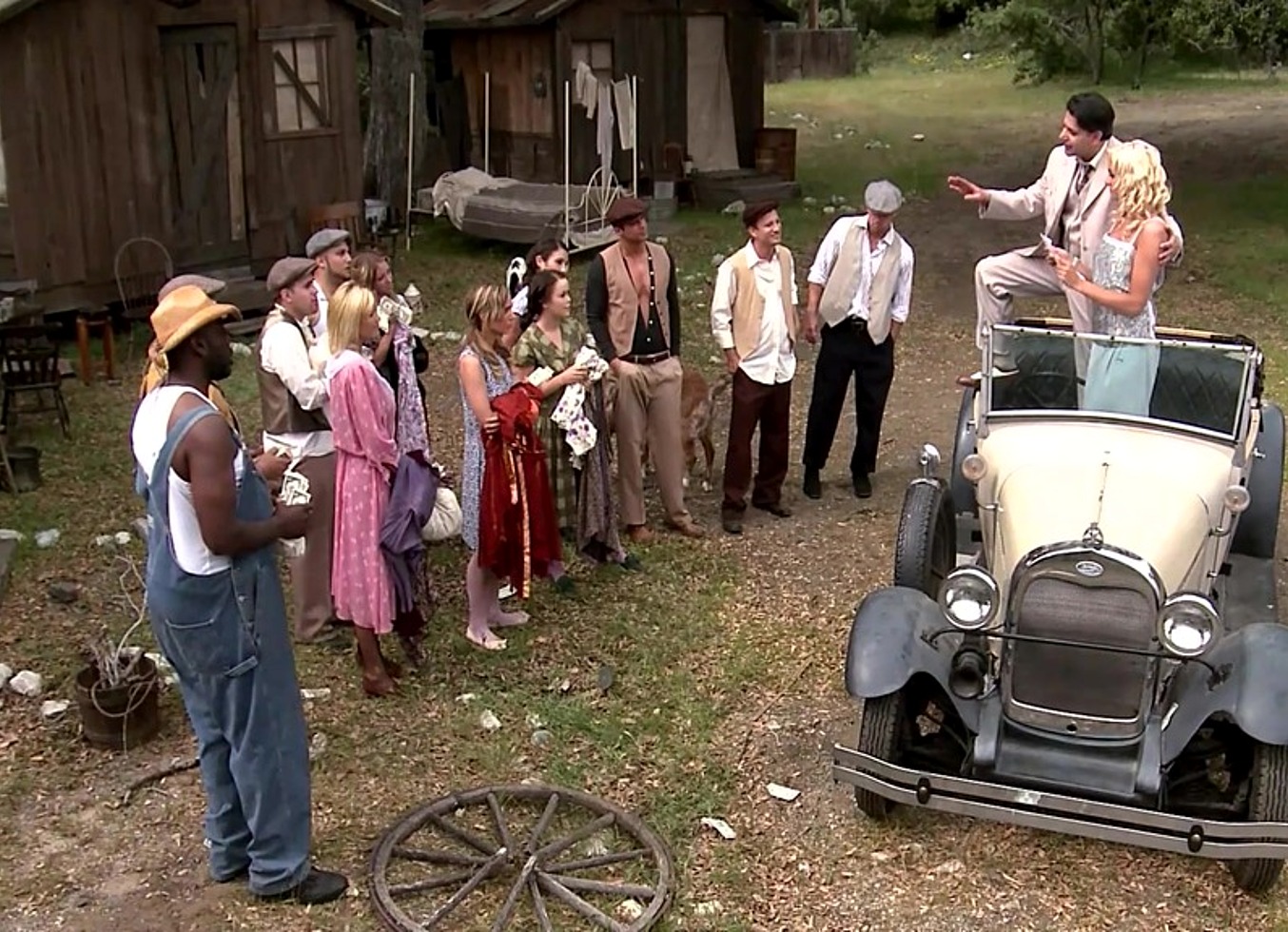 Amber Rayne, Hannah West and Kaci Star in Outdooor Gangbang