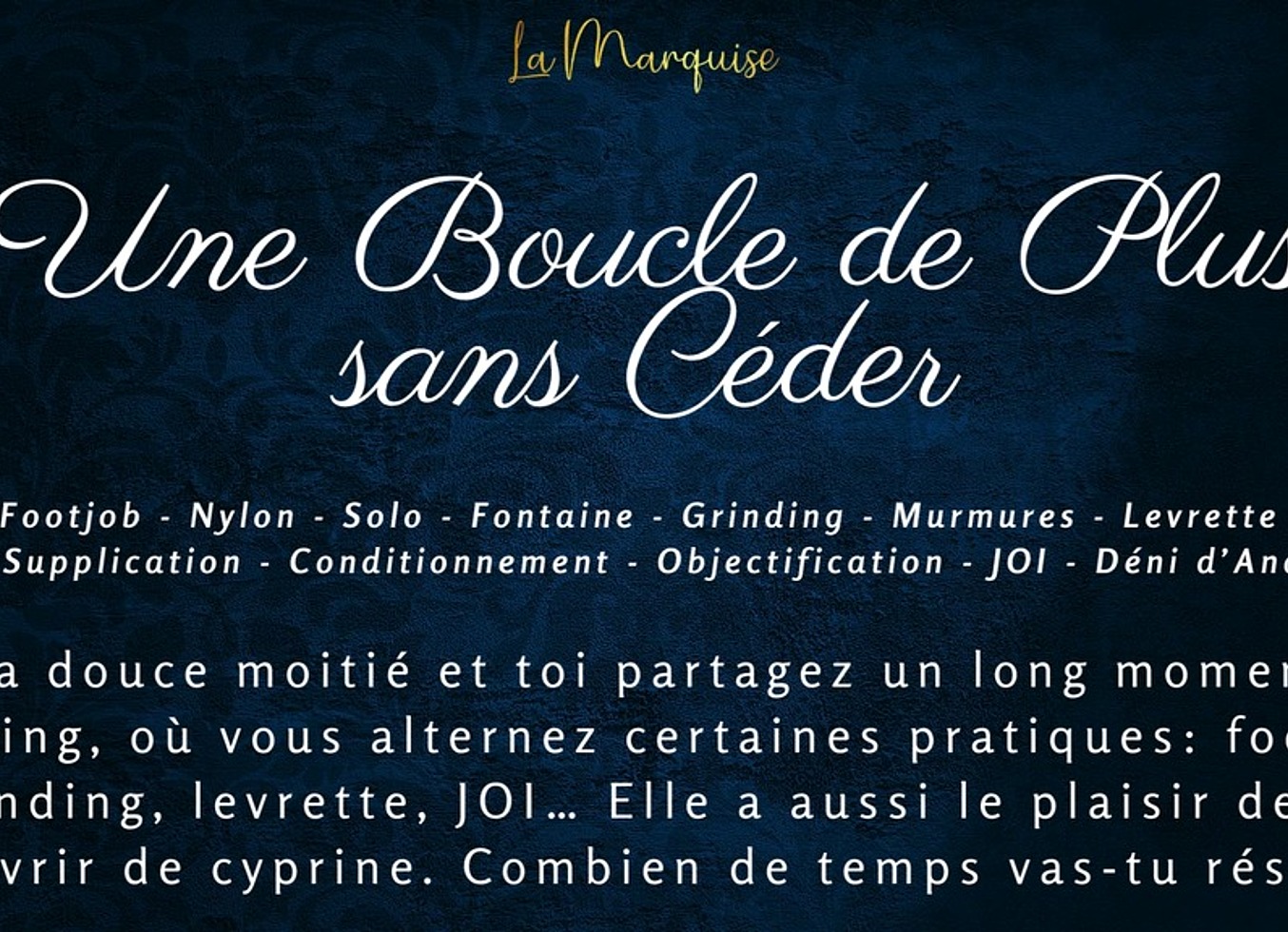 Une Boucle De Plus - French Audio Edging Loop Brainwash