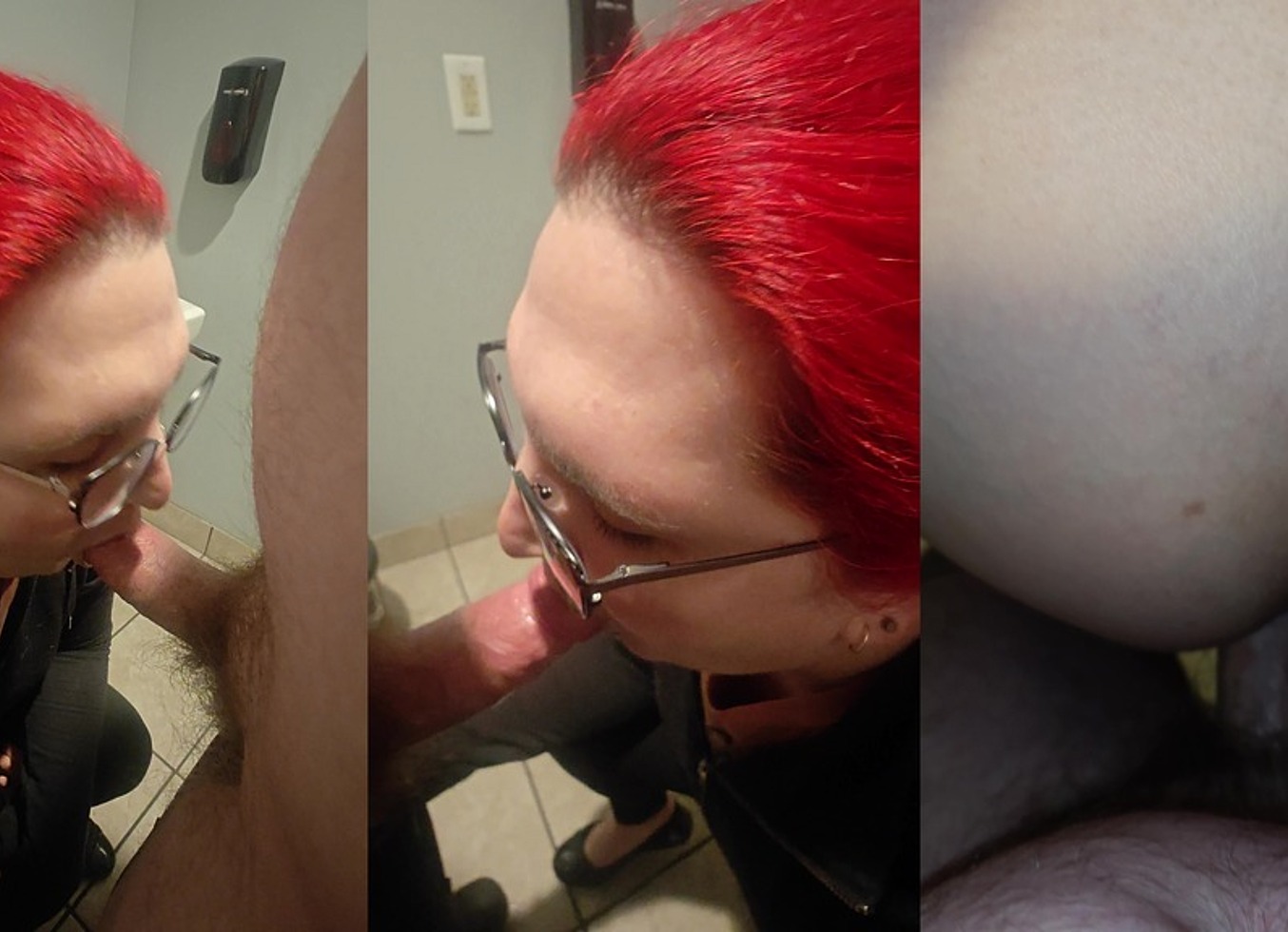 Mtf Asian American Redhead Shemale Cum Slut Impregnablelexa Fucked By Her Dominant Wolfdaddy901 In Public Bathroom