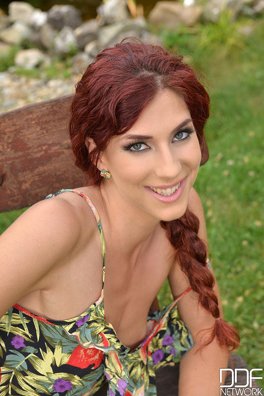 Outdoor Orgasm - Solo Gardening Gets Her Going #5