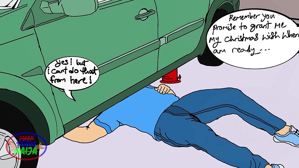 stepmom collude with santa, got me trapped under the car just_because she wish to fuck me this christmas (Angelo Deeben) stepmom collude with santa, got me trapped under the car just_because she wish to fuck me this christmas (Angelo Deeben)