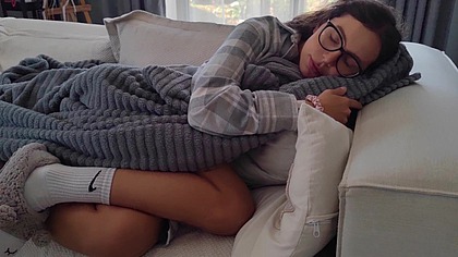 Step Daughter jerks off for parents' Hard Sex!