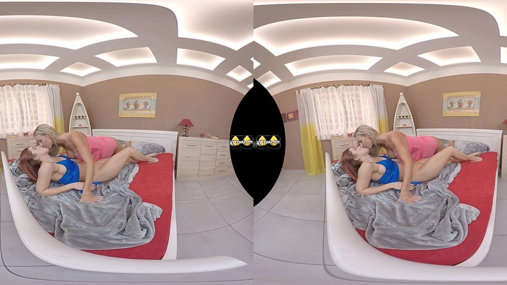 VR - lets get soaked with oprah,Renata Fox by virtual pee