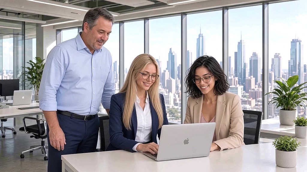 due stagiste adolescenti in un centro estetico fanno sesso con il capo per ottenere una promozione (generato dall'IA) () two teen beauty interns fuck the boss for promotion (ai-generated) ()