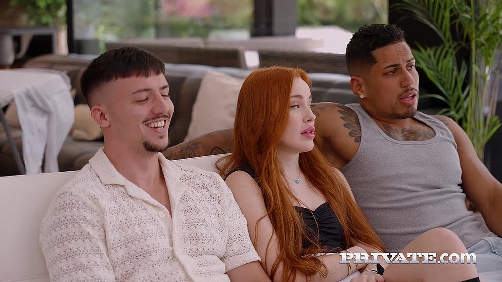 Megan Murkovski, the maid, her boss's son, and a friend in a threesome with DP