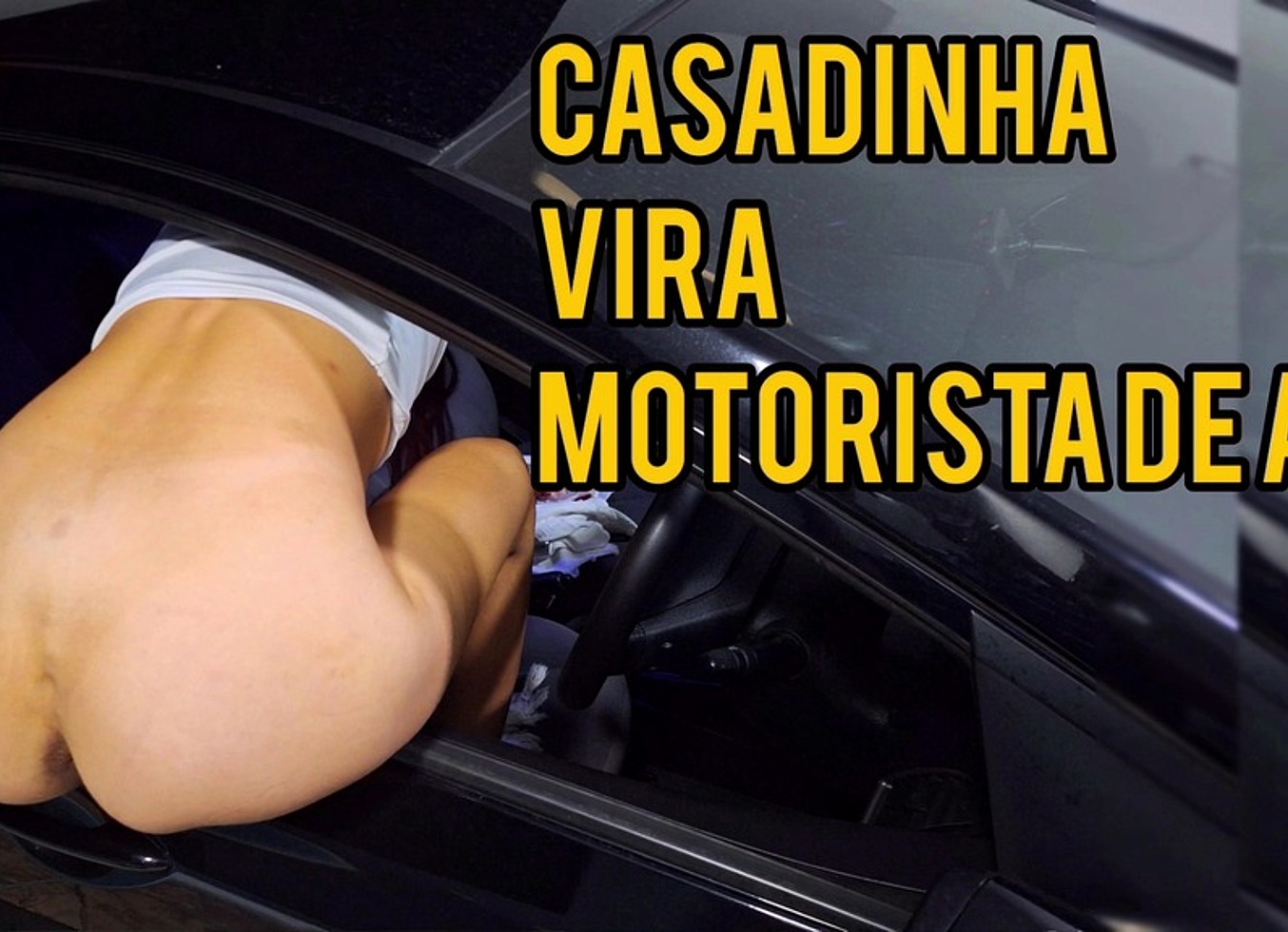 Casada E Motorista De Aplicativo Pega Passageiro Se Masturbando Por Tras!