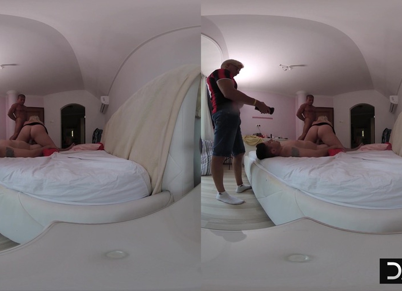 Lana Wolf Struggles To Swallow Matt And Porno Dan's Colossal Cocks!