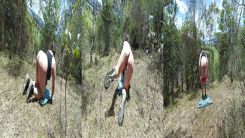 esposa puta infiel exhibicionista con el vecino en el bosque le ensena su concha y el culo (Valery Saenz S) esposa puta infiel exhibicionista con el vecino en el bosque le ensena su concha y el culo (Valery Saenz S)