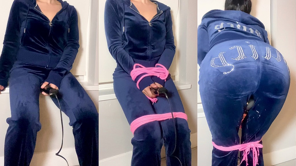 juicy couture velour tracksuit self rope bondage squirting (Nadia Diamo) juicy couture velour tracksuit self rope bondage squirting (Nadia Diamo)